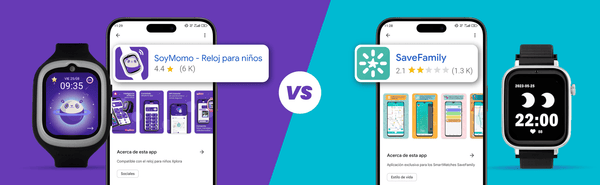 SoyMomo vs SaveFamily: comparativa de smartwatches para niños 2025