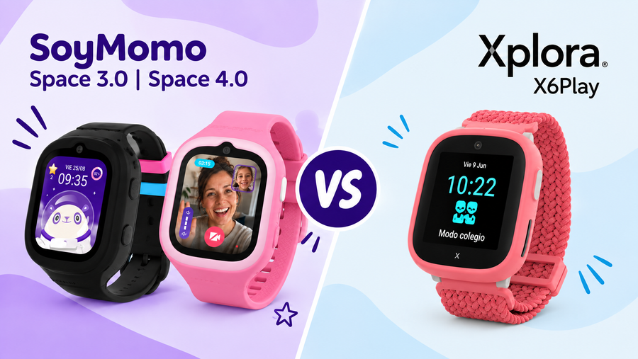 SoyMomo Space 3.0,  Space 4.0 vs Xplora X6Play
