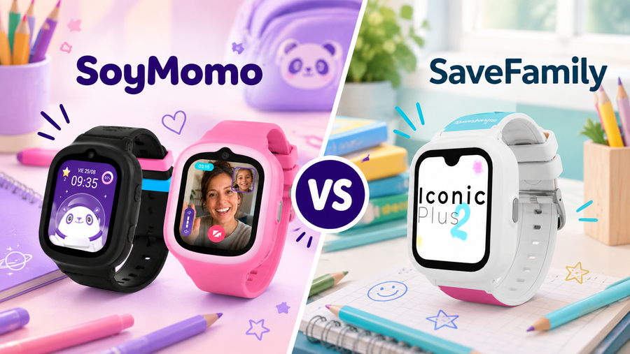 SoyMomo vs SaveFamily: comparativa de relojes para niños
