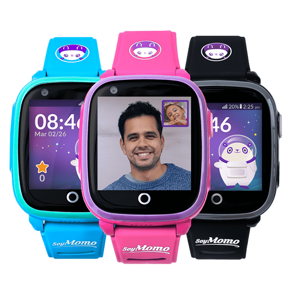 soymomo-smartwatch-infantil-space-1-0-rosado-negro-celeste-videollamada-frontal